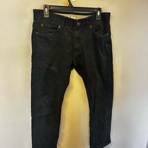 Black Denim Jeans, Slim fit, Straight fit